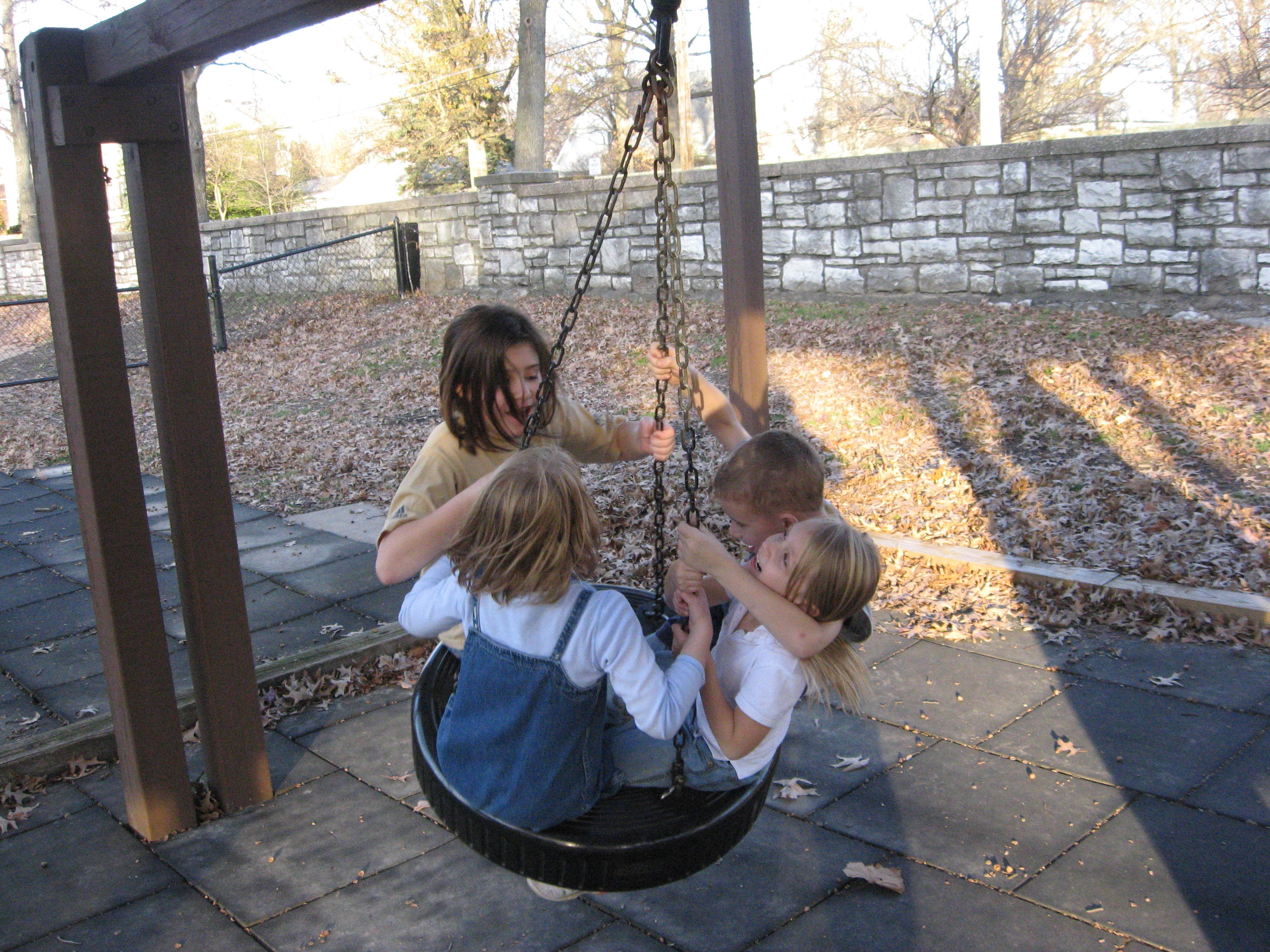 2009_11_28 Sage Cousins in tire swing.jpg